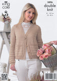Cardigans in King Cole Giza Cotton DK (3896)