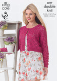 Cardigan and Sweater in King Cole Giza Cotton DK (3897)