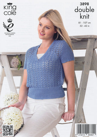 Tops in King Cole Giza Cotton DK (3898)