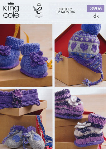 Baby Accessories in King Cole DK (3906)