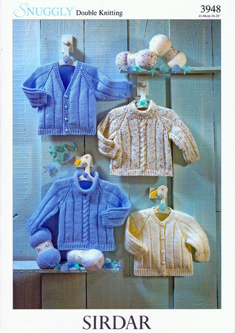 Sweaters and Cardigans in Sirdar Snuggly DK (3948)