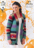 Cardigan and Waistcoat in King Cole Riot Chunky (3959)