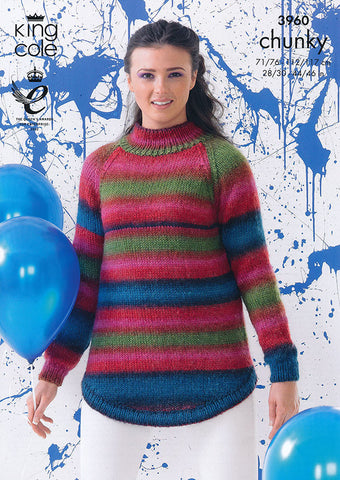 Sweaters in King Cole Riot Chunky (3960)