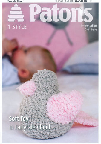 Soft Toy in Patons Fairytale Cloud DK (3961)