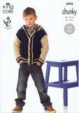 Boy's Jacket in King Cole Comfort Chunky (3993)