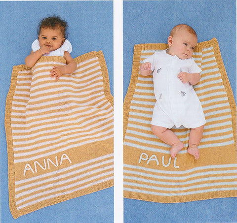 Stripe Sweaters and Blanket in Rico Design Baby Cotton Soft DK (399)