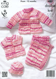 Blanket, Jacket, Cardigan and Hat in King Cole Cherish DK (4007)