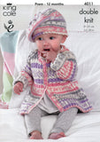 Baby Set in King Cole Cherish DK (4011)