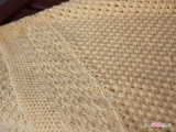 Buttercup Baby Blanket in Ewe So Sporty Merino (401)