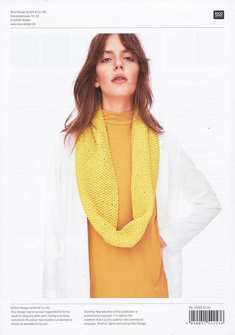 Sweater and Loop Scarf in Rico Design Fashion Jersey (402)