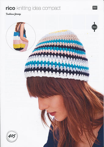 Hat and Bag in Rico Design Fashion Jersey (97405)