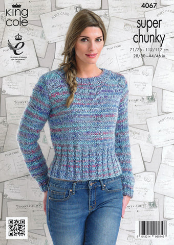 Sweaters in King Cole Super Chunky (4067)