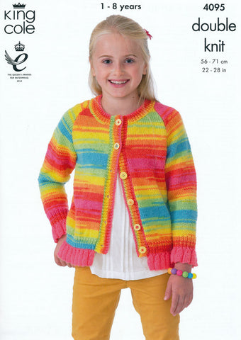 Tunic and Cardigan in King Cole DK (4095)