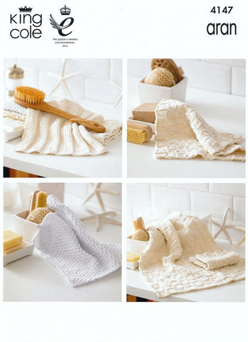 Home Knits in King Cole Big Value Recycled Cotton Aran (4147)