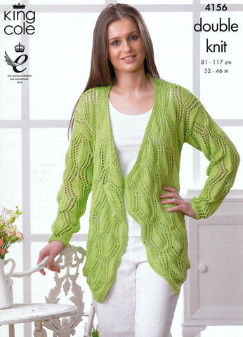 Sweater and  Cardigan in King Cole DK (4156)