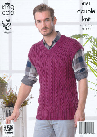 Sweater and Slipover in King Cole DK (4161)