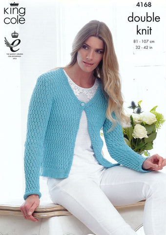 Cardigan and Sweater in King Cole DK (4168)