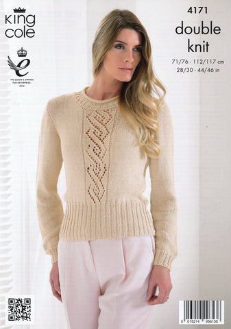 Summer Top and Sweater in King Cole Bamboo DK (4171)