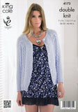 Cardigan and Sweater in King Cole Bamboo DK (4173)