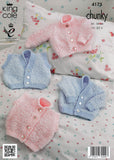 Cardigans and Waistcoats in King Cole Cuddles and Comfort Chunky (4175)