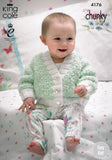Cardigans in King Cole Cuddles and Comfort Chunky (4176)