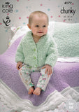 Cardigan, Blankets and Cushions in King Cole Cuddles and Comfort Chunky (4177)