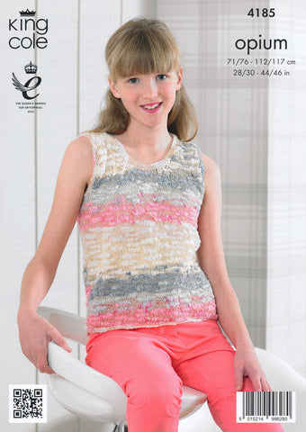 Summer Tops With And Without Frill in King Cole Opium Palette (4185)