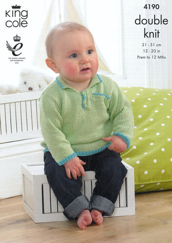 Baby Set in King Cole DK (4190)
