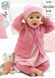 Coat, Hat and Leggings in King Cole Cherish and Cherished DK (4195)