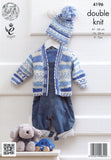 Cardigans and Hat in King Cole Cherish and Cherished DK (4196)