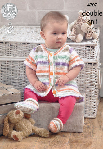 Baby Set in King Cole DK (4207)