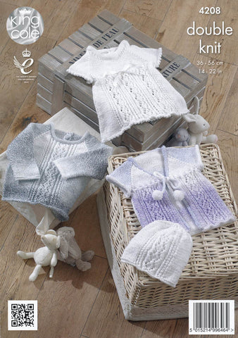 Baby Set in King Cole DK (4208)