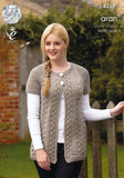 Cardigan & Sweater in King Cole Fashion Aran (4238)