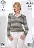 Cardigan and Top in King Cole Drifter DK (4258)