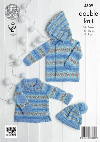 Baby Set in King Cole DK (4309)