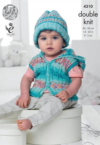 Baby Set in King Cole DK (4310)