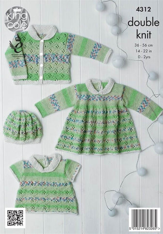 Baby Set in King Cole DK (4312)
