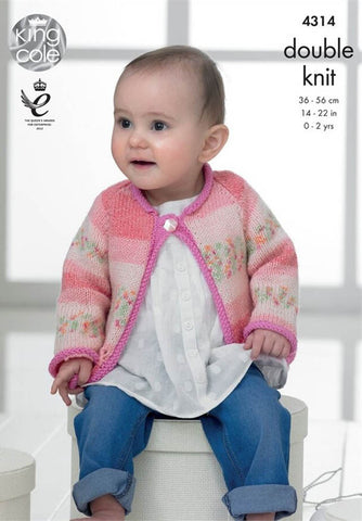 Baby Set in King Cole DK (4314)