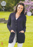 Cardigans in King Cole Fashion Aran (4348)