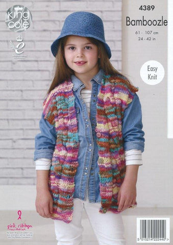 Waistcoats in King Cole Bamboozle (4389)