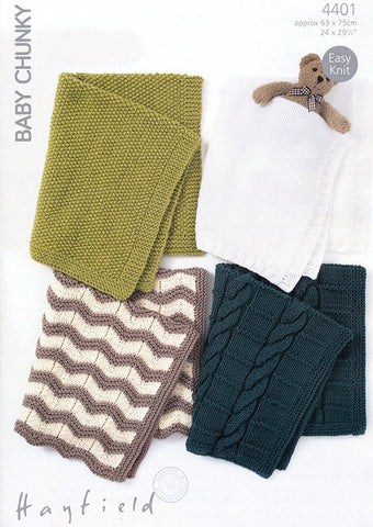 Blankets in Hayfield Baby Chunky (4401)