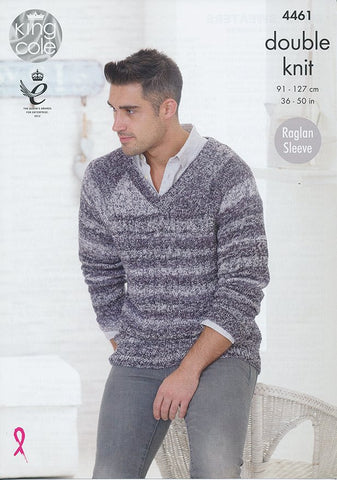 Mens Sweaters in King Cole Vogue DK (4461)