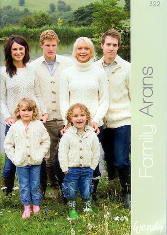Family Aran Book by Wendy (322)