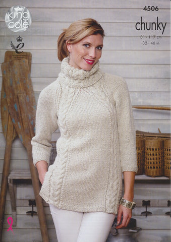 Tunic and Sweater in King Cole Authentic Chunky (4506)