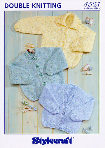 Raglan Cardigans in Stylecraft Wondersoft DK (4521)