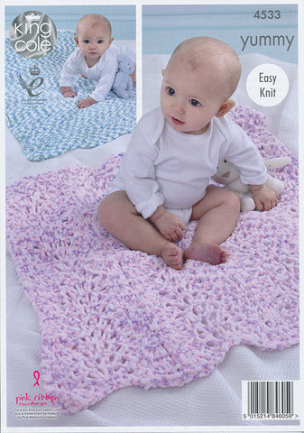 Blankets in King Cole Yummy (4533)