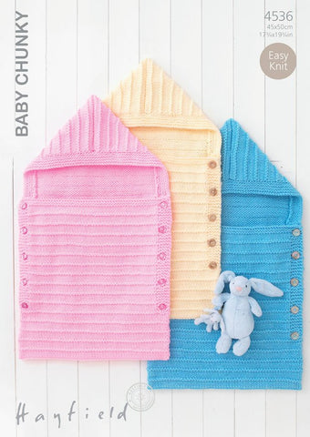 Babies Sleeping Bags in Hayfield Baby Chunky (4536)