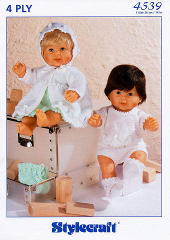 Dolls Outfits in Stylecraft Wondersoft 4 Ply (4539)