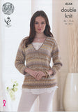 Cardigan and Sweater in King Cole Drifter (4544)