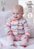 Cardigan, Gilet and Sweaters in King Cole DK (4550)